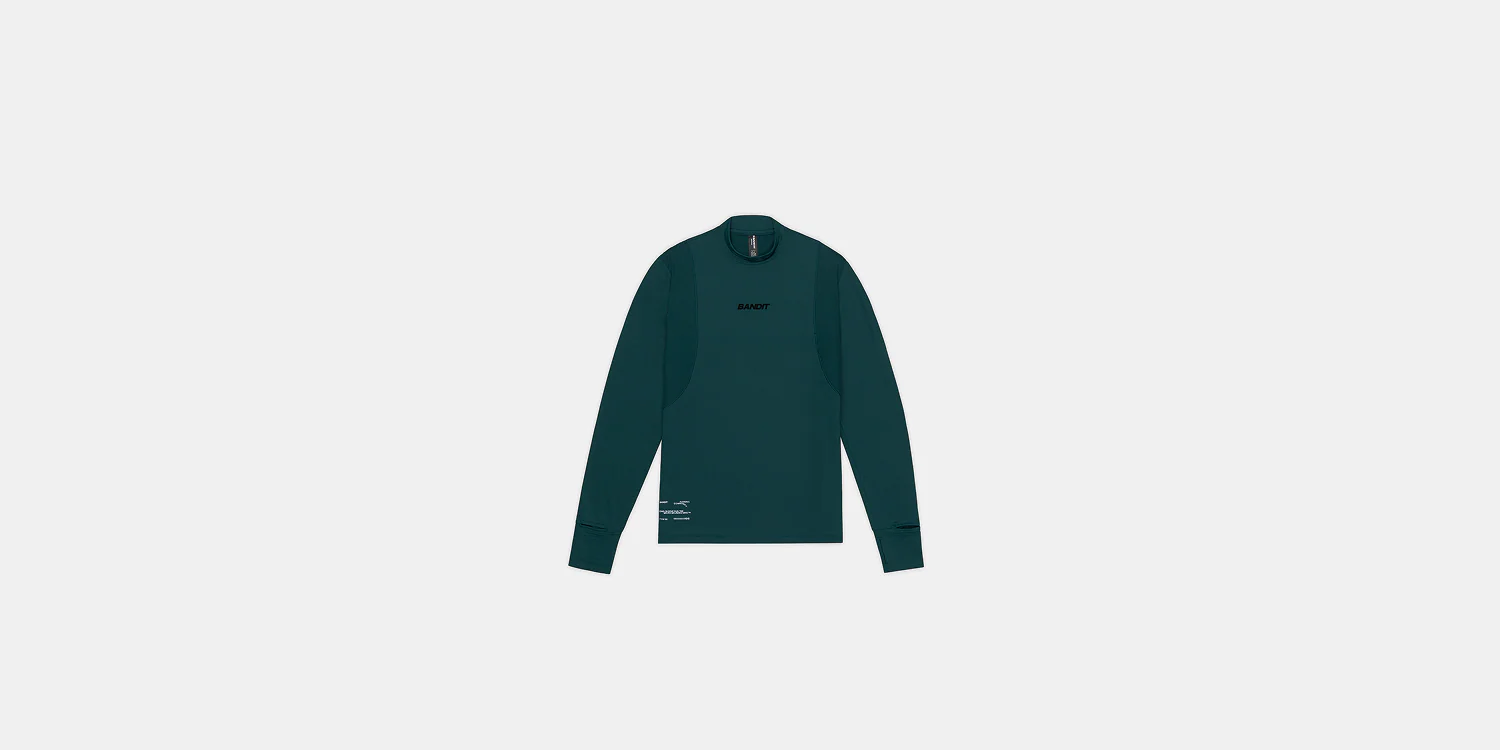 Men's AuraGrid™ Mockneck Long Sleeve - Storm - Image 3