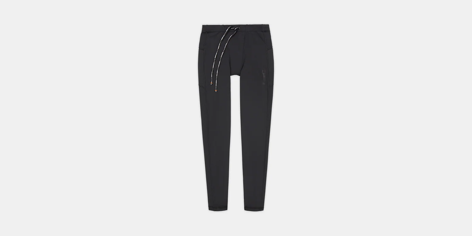 Men's Brushed Stamina™ Tights - Black - Image 3