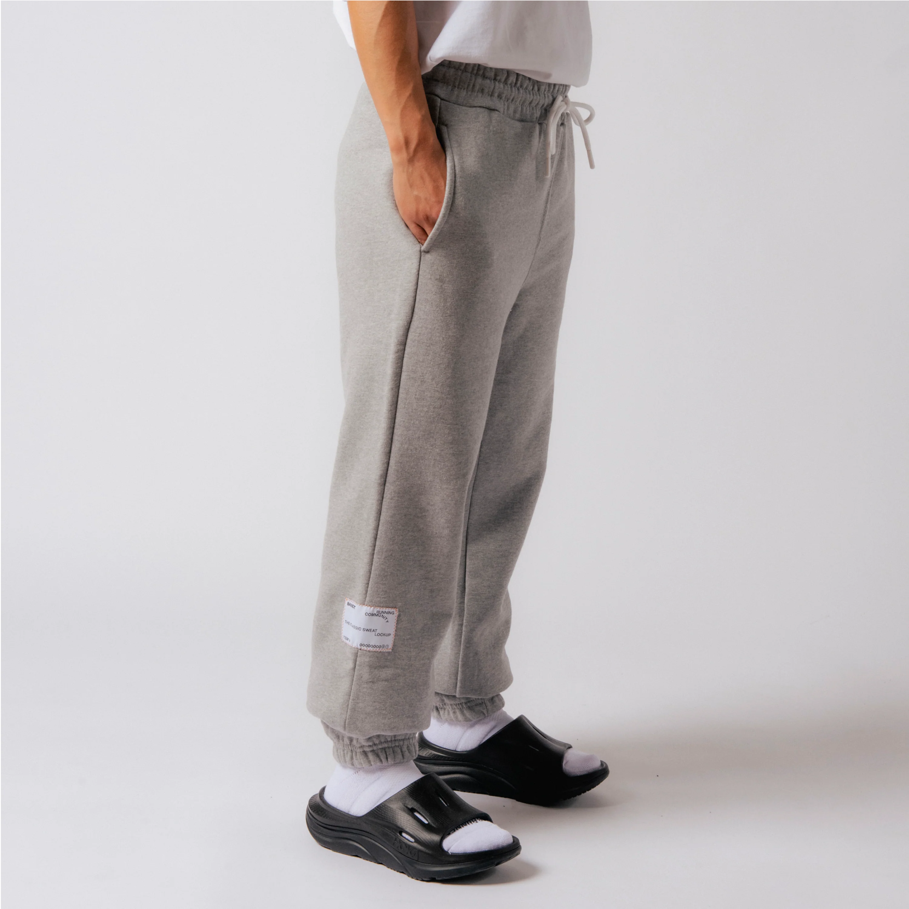 Classic Sweats, Heather Grey - Unisex - Image 4
