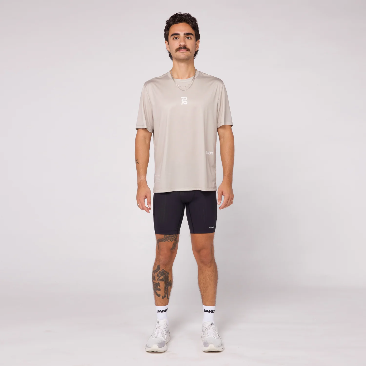Sliced Spiral Drift™ Performance Tee - Stone - Image 4