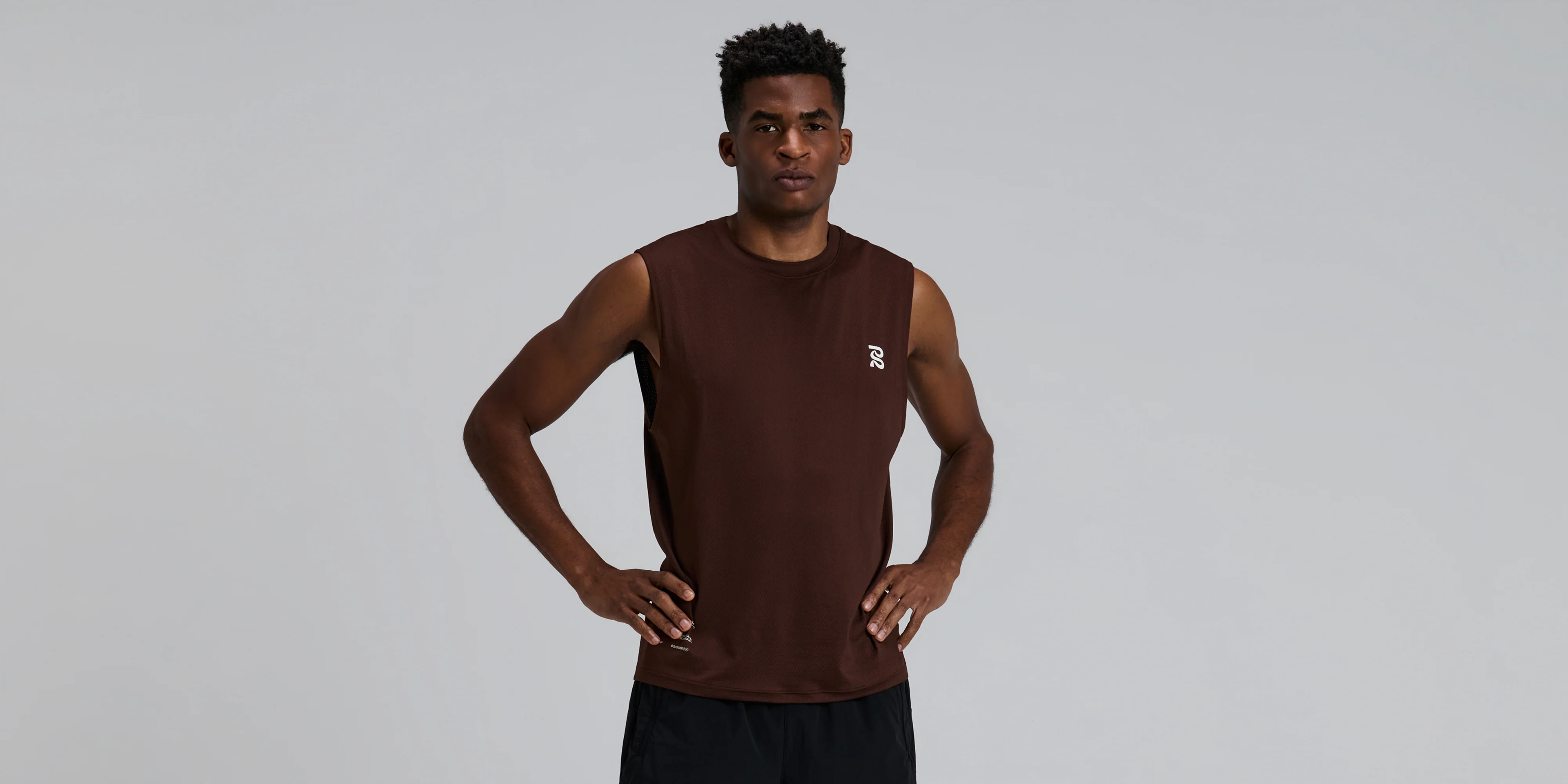 Men's Micromesh™ Run Tank - Cacao - Image 3