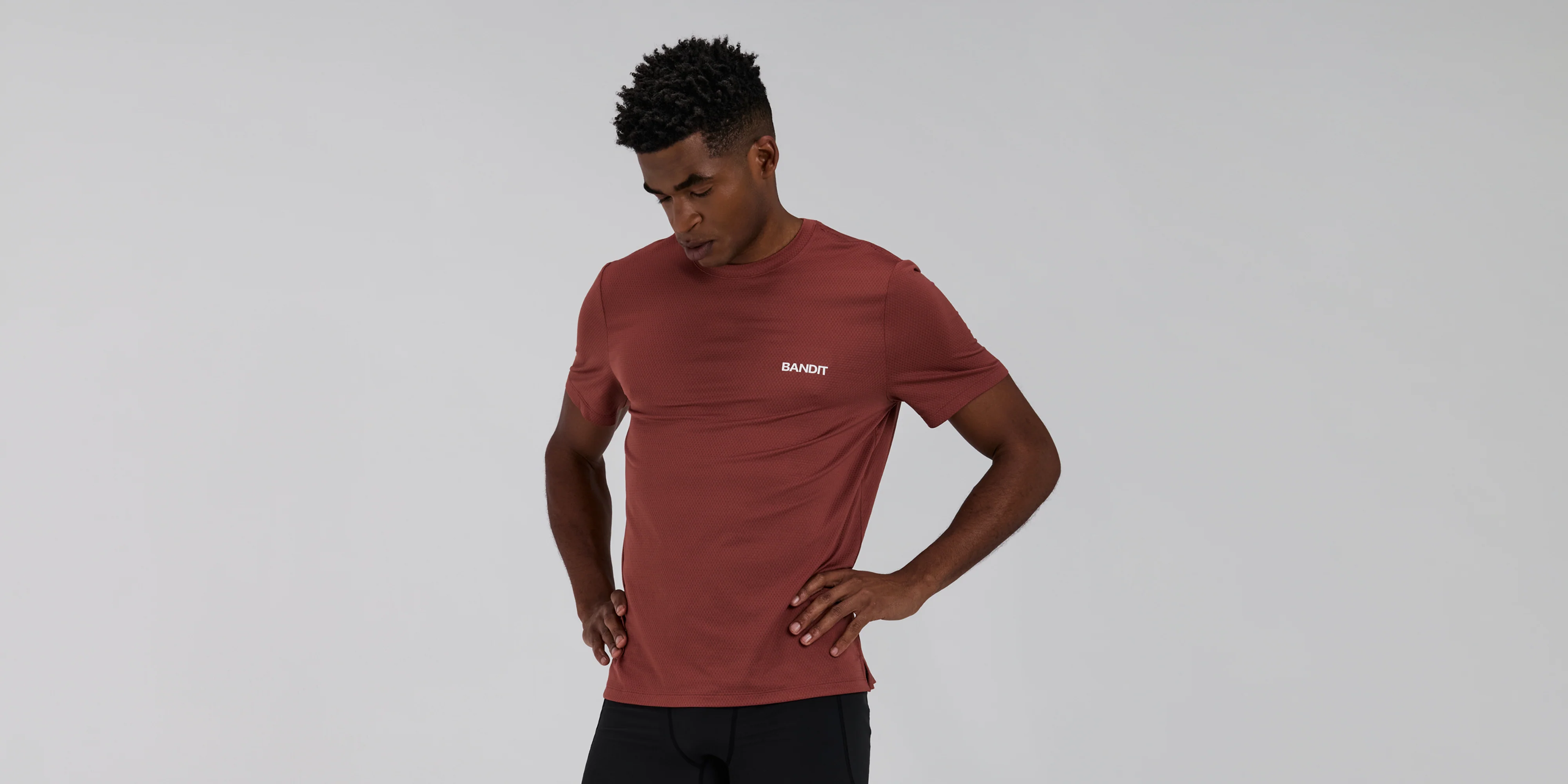 Men's Micromesh™ Run Tee - Mahogany - Image 3