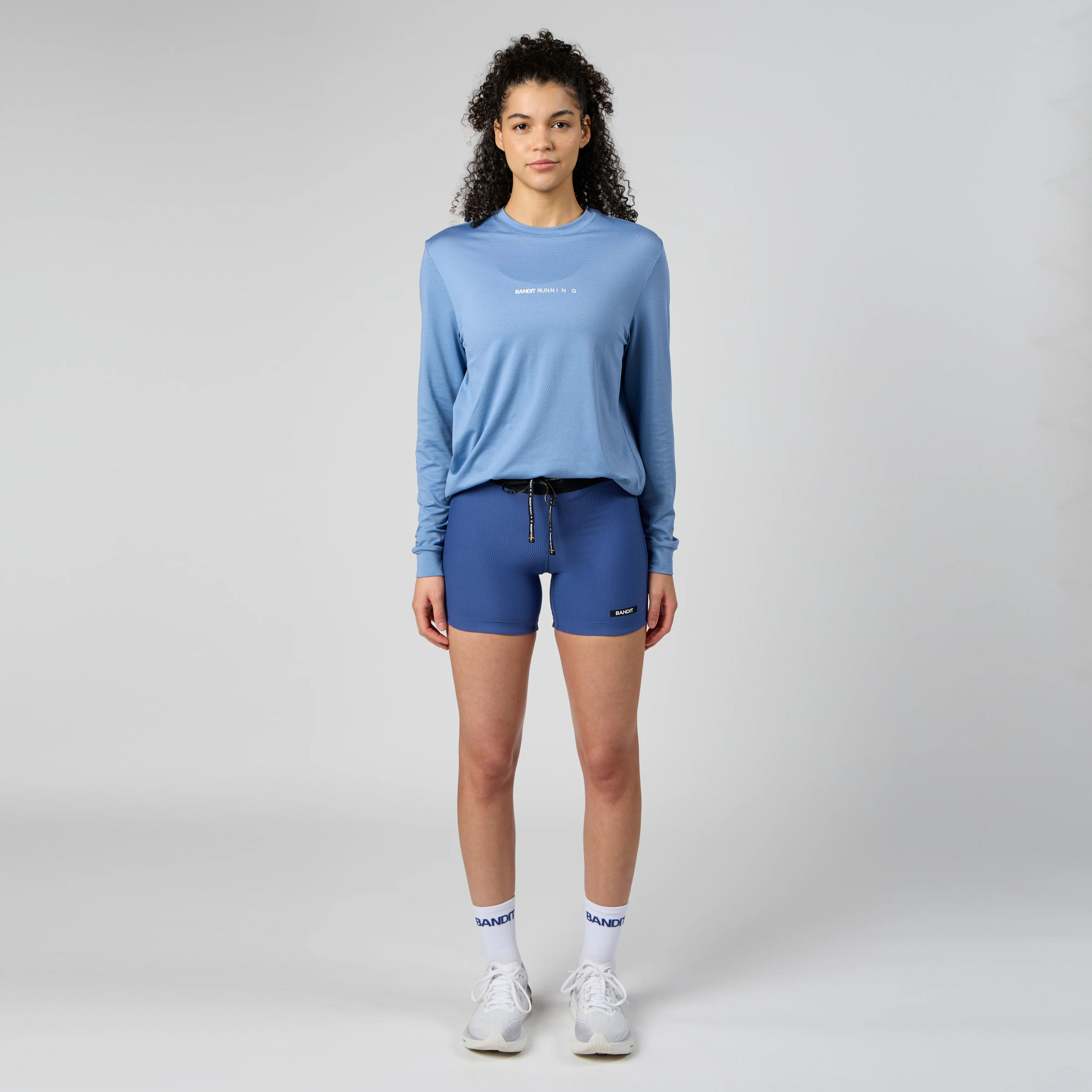 Micromesh™ Performance Long Sleeve Tee - Unisex, Skyline - Image 3