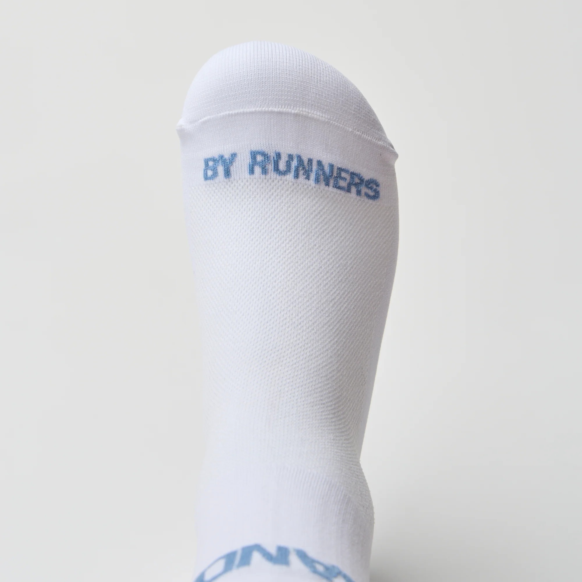 Lite Run™️ Quarter Socks - White with Skyline - 2 Pack - Image 5