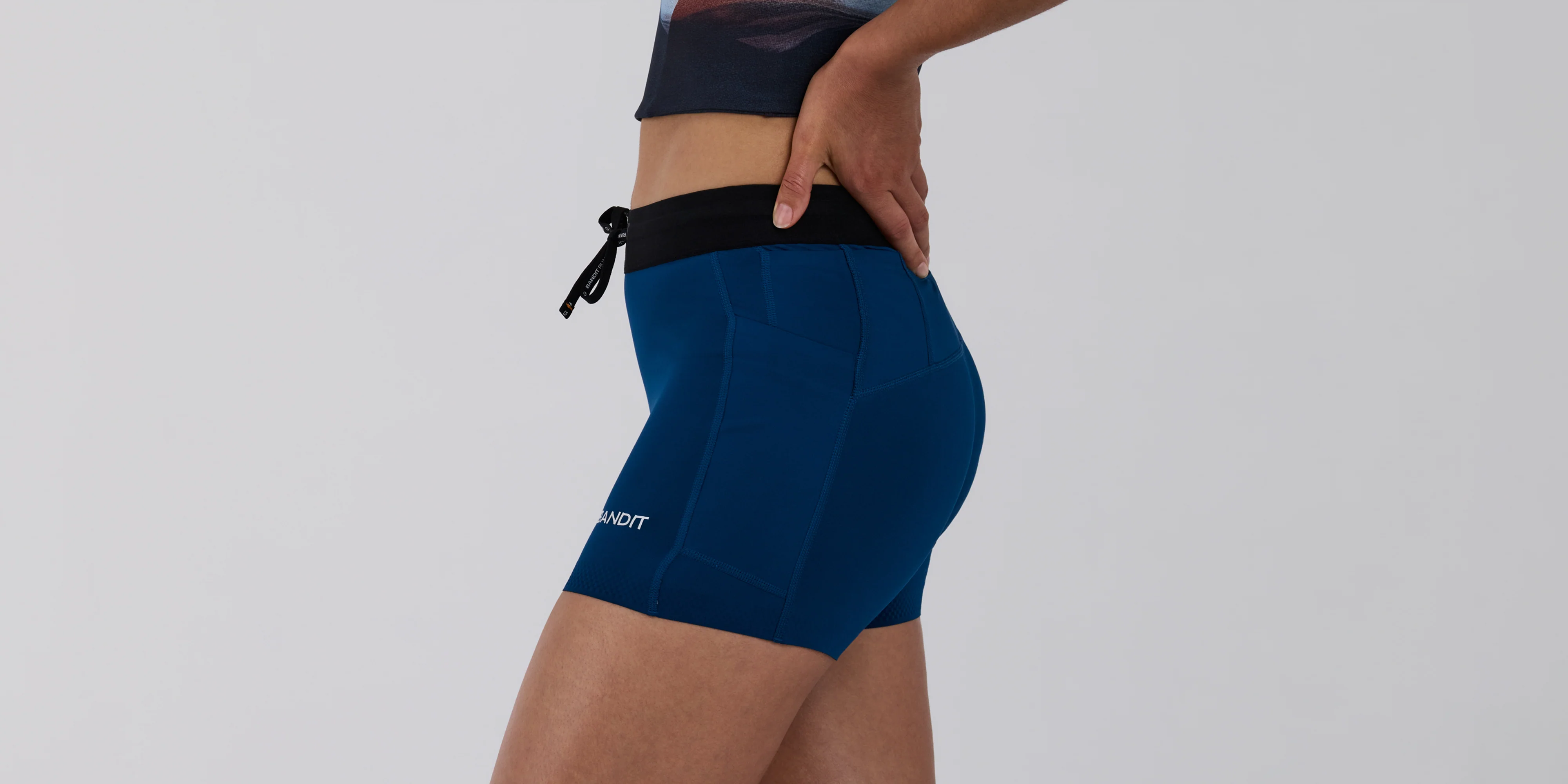 Women's Stamina-V™ 3" Compression Shorts - Ink Blue - Image 3