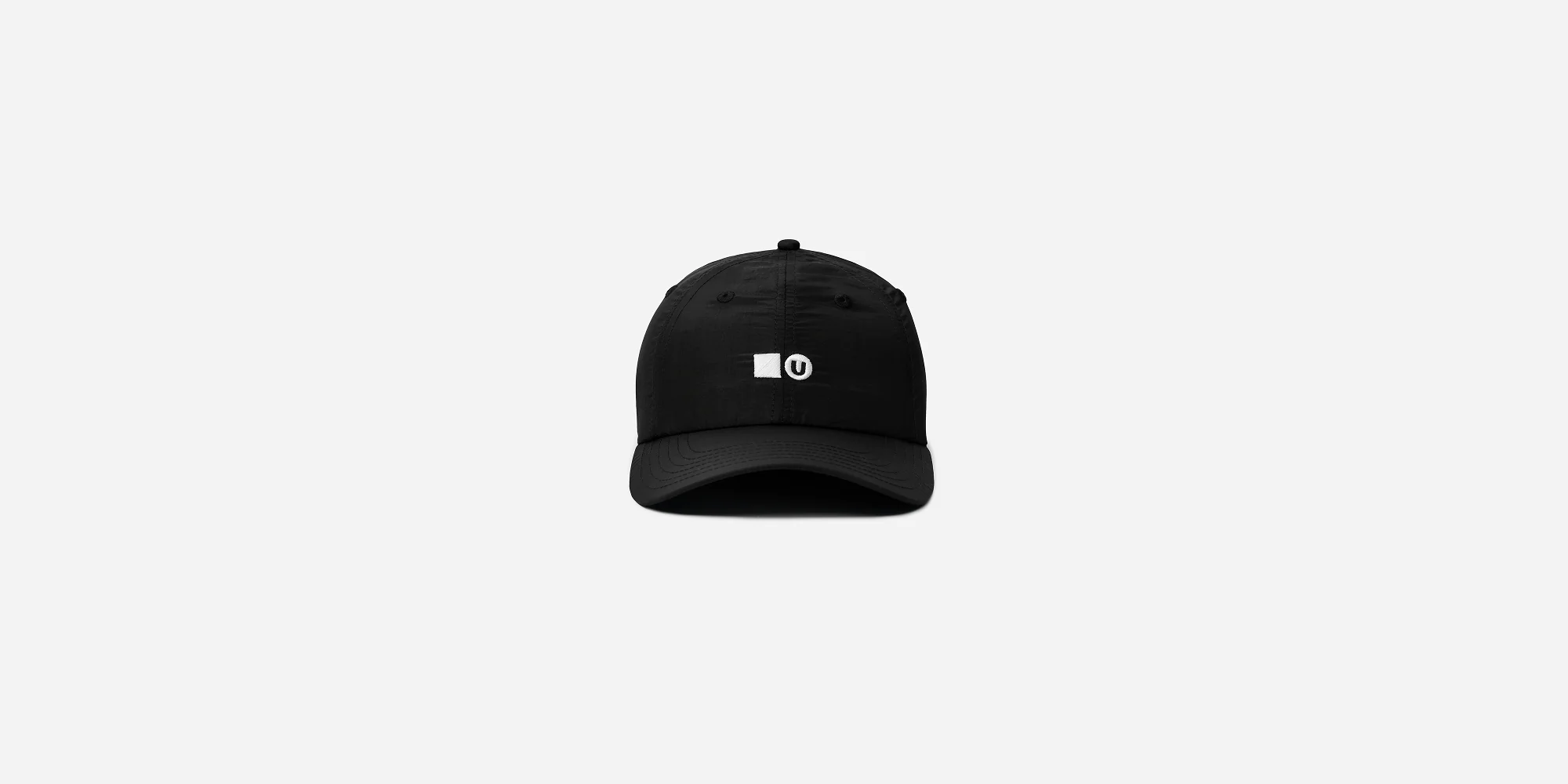 The Unsponsored Project Nylon Dad Hat, Black - Image 3