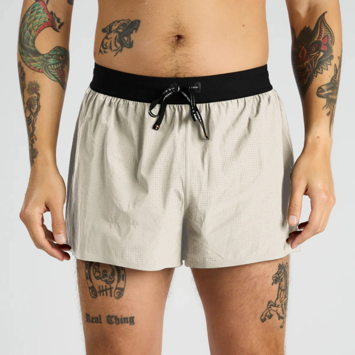 Vento™ Men's 3" Splitty Short - Champagne - Image 3