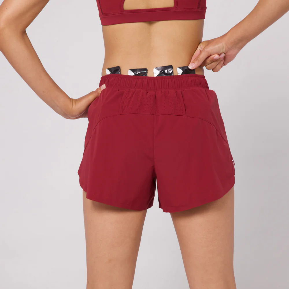 Vento™ 4" Women's Training Short - Cherry - Image 4