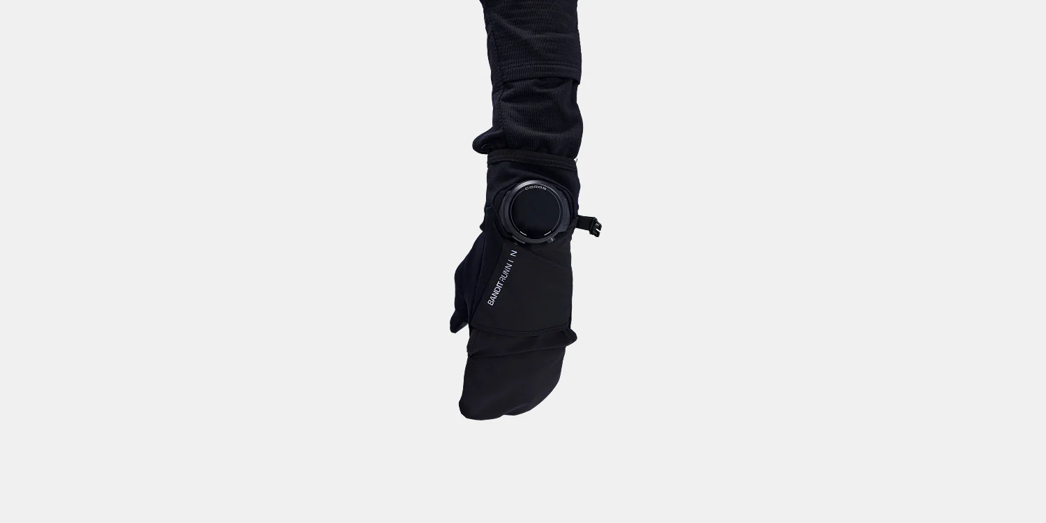 Reflecto Hatch Windproof Mittens - Black - Image 3