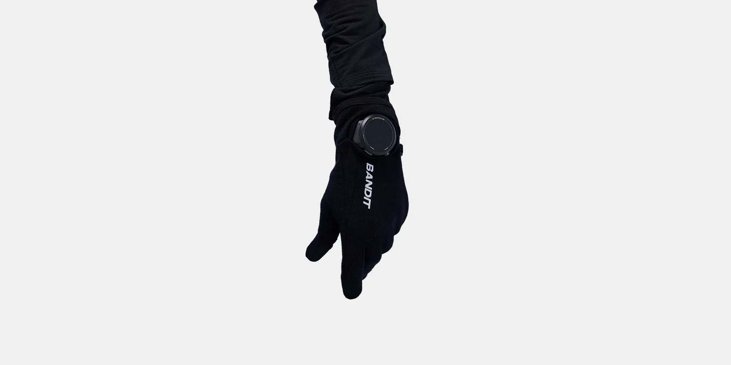 Merino Performance Gloves, Unisex - Black - Image 3