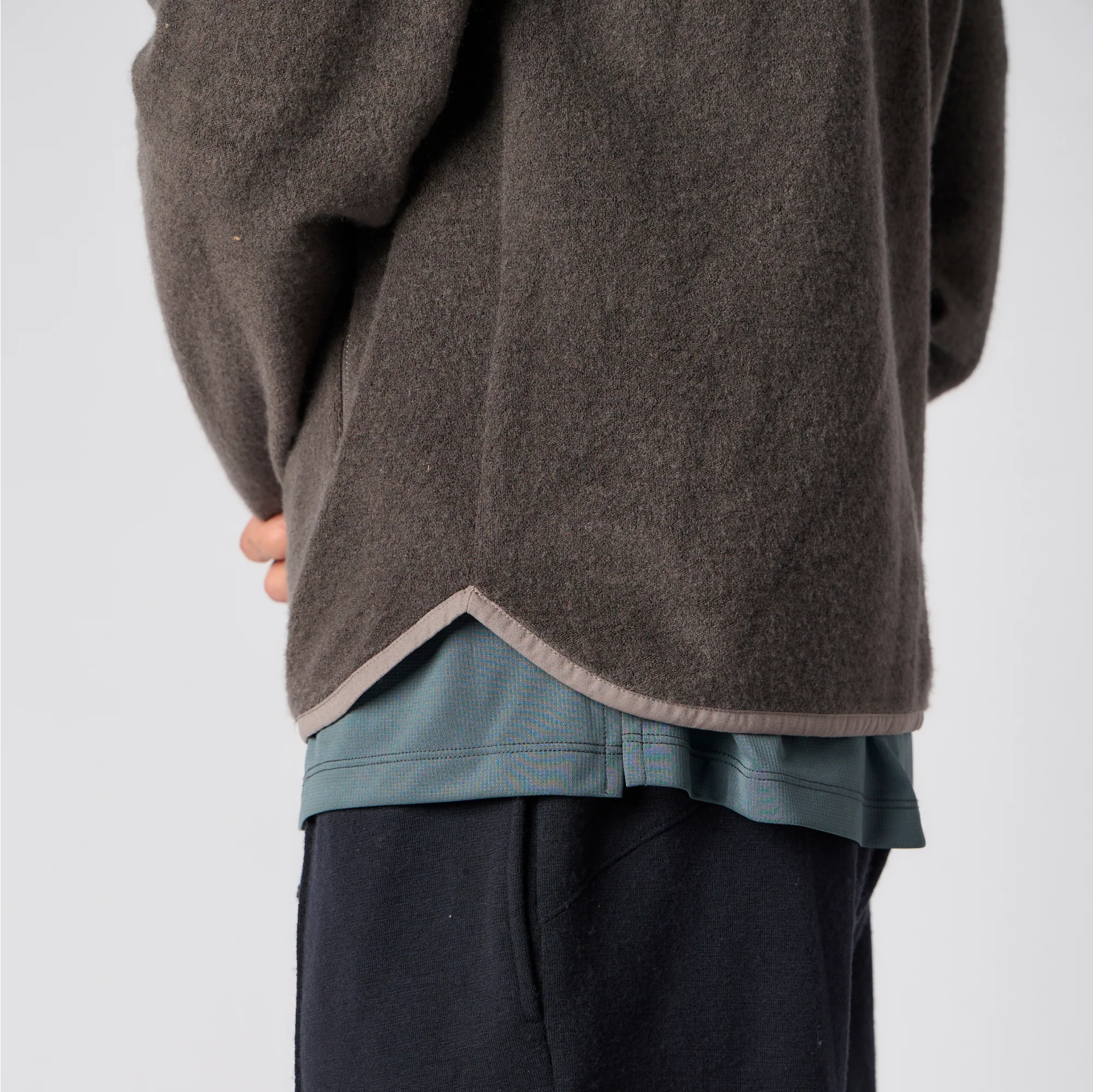 Japanese Wool Quarter Zip - Unisex - Image 3