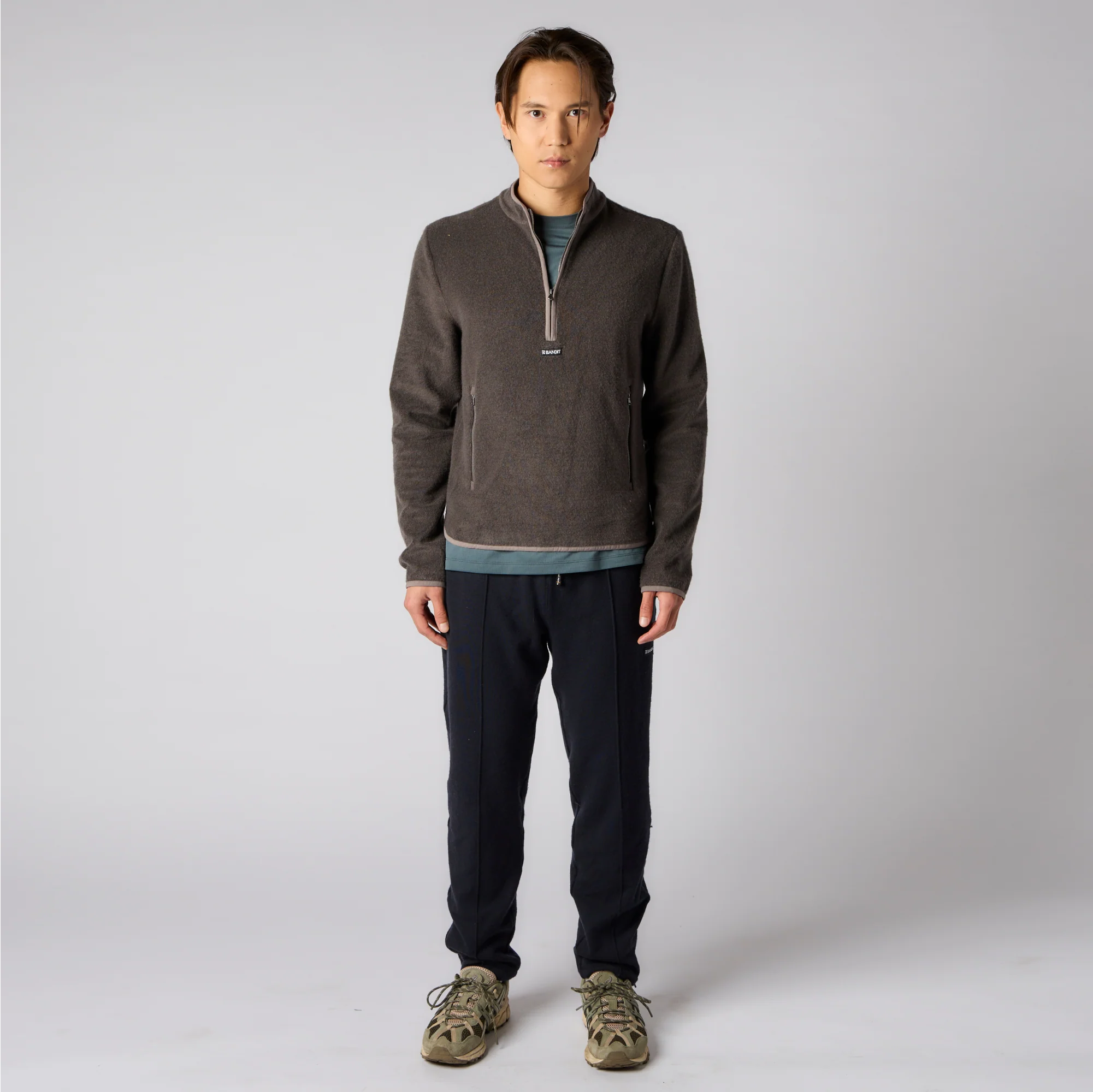 Japanese Wool Quarter Zip - Unisex - Image 5